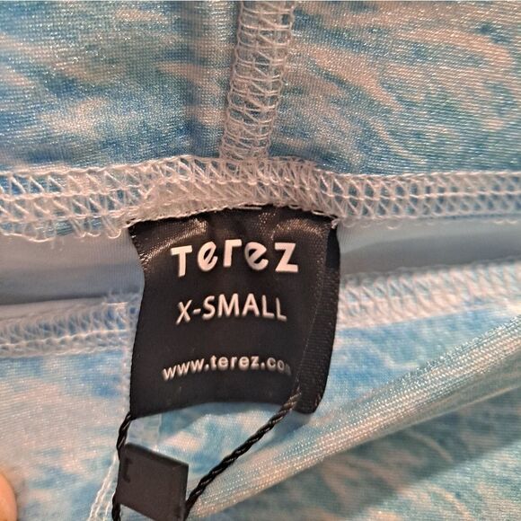Terez Beach Scene Print Capris NWT XS - Picture 2 of 5